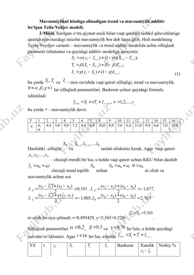 teila-vedjer modeli — DOCX