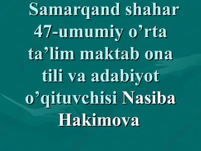 o'tkir hoshimovning dunyoning ishlari asarini o'qitish dars ishlanma — PPT
