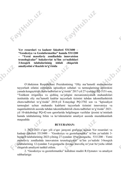 talabalarning ishlab chiqarish amaliyoti — DOCX