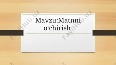 klaviatura — PPTX