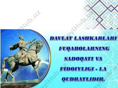 qurilma reja va uning elementlari — PPTX