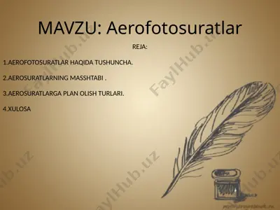 aerosuratlar — PPTX
