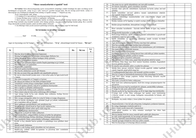 shaxsiy xususiyatlarini aniqlashga yordam beruvchi test — DOCX