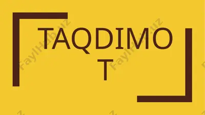 matematika misollar to'plami — PPTX