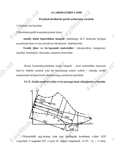 poyabzal detallarini qurish laboratoriya ishi — DOCX