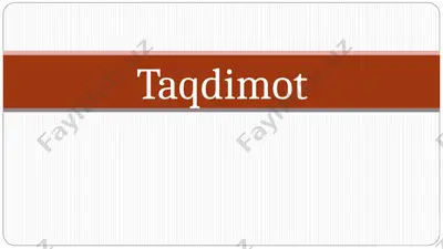 maktabgacha ta'lim muassasalarini frontal уalpi tekshir ishning asosiy yo‘llari — PPTX