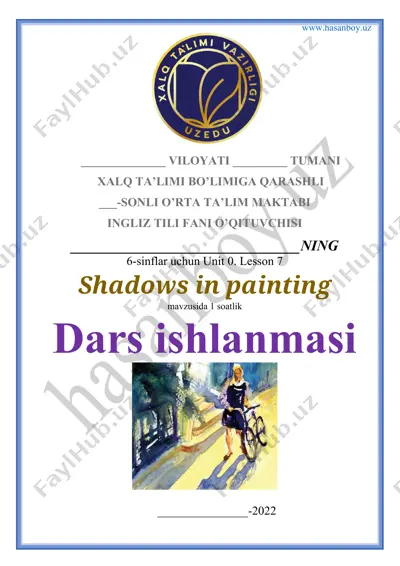 shadows in painting — DOCX