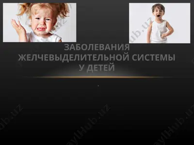 заболевания желчевыделительной системы у детей — PPT