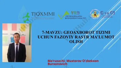 sun’iyyo’ldoshlardanolingantasvirlar — PPTX