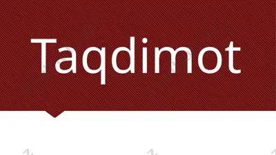 institutning asosiy vazifalari — PPTX