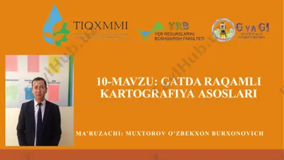 gatda raqamlikartografiyaasoslari — PPTX