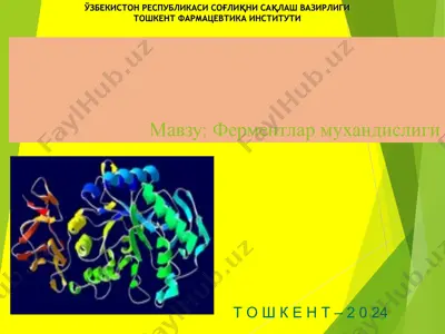 fermentlar muhandisligi — PPT