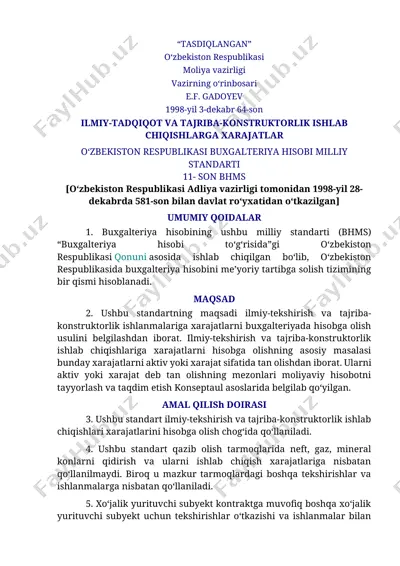 buxgalteriya hisobi milliy standarti — DOCX