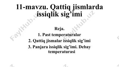 past temperaturalar — PPTX