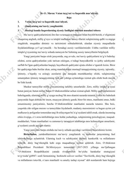 vatan tuyg‘usi va fuqarolik mas’uliyati — DOCX
