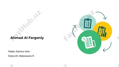 ahmad al fargoniy — PPTX