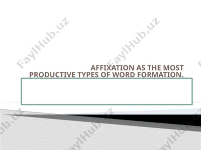 word formation — PPTX