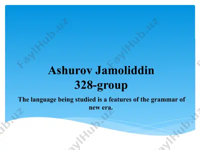 grammar in language learning — PPTX