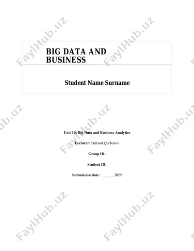 big data and business analytics — DOCX