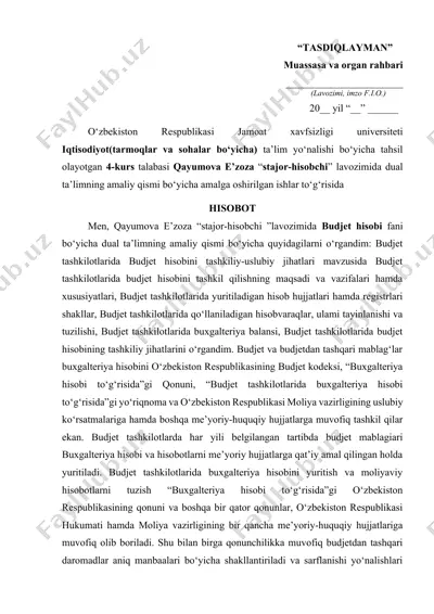 amaliy ishlar/iqtisodiyot — DOCX