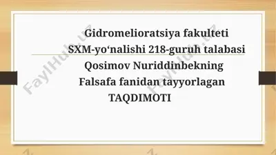 korrupsiya va uning oqibatlari — PPTX