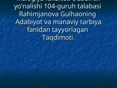 abdulla avloniy hayoti — PPT