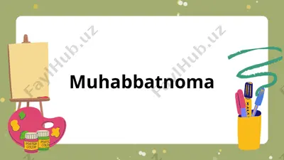muhabbatnoma — PPTX