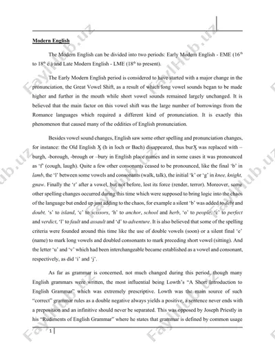 modern english — DOCX