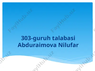 molekular va ularning o‘lchamlari — PPTX