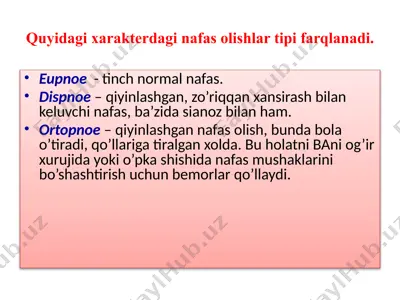 nafasolishlar — PPTX