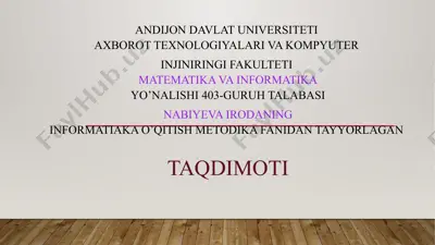 animatsiya effektini qo'shish — PPTX