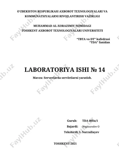 minnumservlet klassi — DOCX
