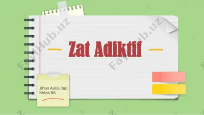 zat adiktif — PPTX