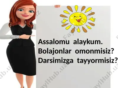 ona tili va o‘qish-savodxonlik — PPTX