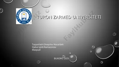 voqea joyni va murdani topilgan joyida ilk bor sirtdan kozdan kechirish — PPT