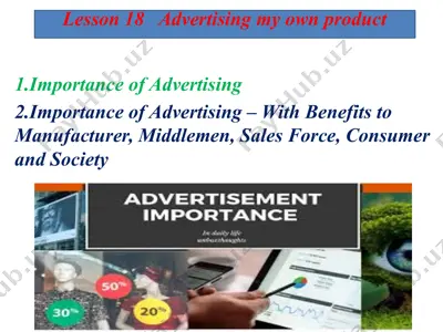 importance of advertising — PPTX