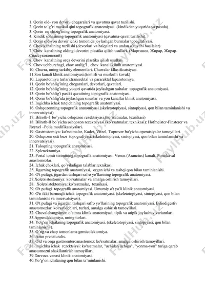 qorin anatomiyasi — DOCX