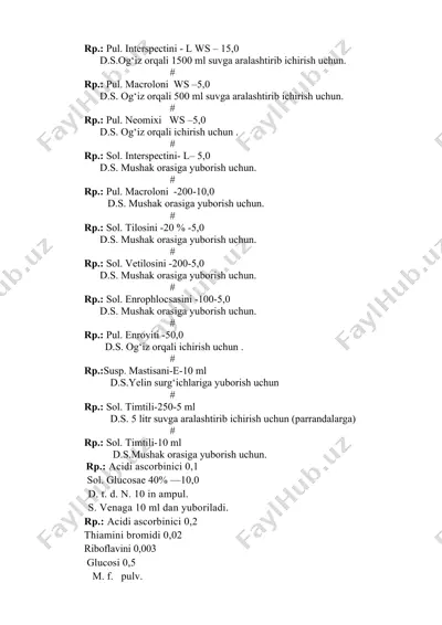 interspectini, macroloni, neomixi, sol interspectini, sol macroloni, sol tilosini, sol vetilosini, sol enrophlocsasini, enroviti, mastisani-e, sol timtili, acidi ascorbinici — DOCX