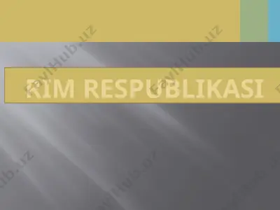 rim respublikasi — PPTX