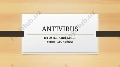 antivirus — PPTX