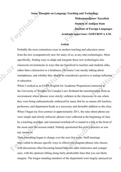 some thoughts on language teaching and technology — DOCX