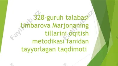 taqdimotlar/pedagogika — PPTX