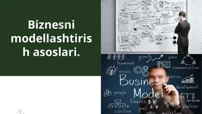 biznesni modellashtirish asoslari — PPTX