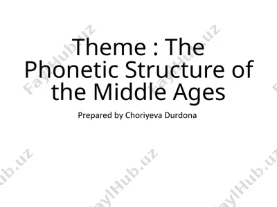 middle english tili — PPTX