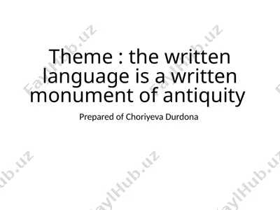the history of writing — PPTX