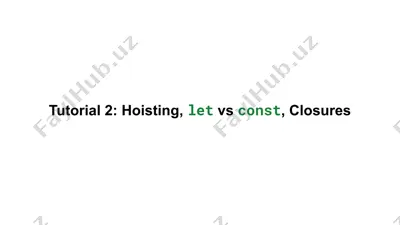 javascript hoisting tutorial — PPTX