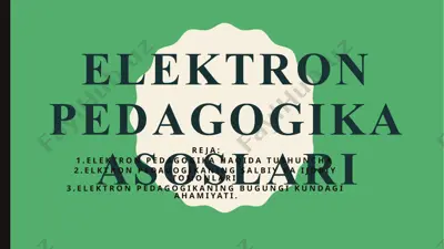 elektronpedagogikaasoslari — PPTX