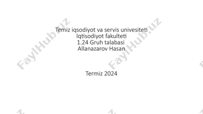 xristianlik: din va ma'naviyat — PPTX