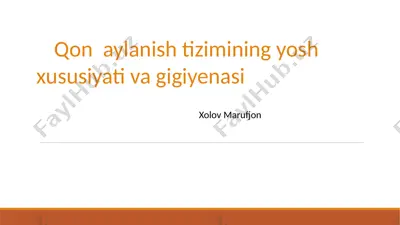 qonaylanish tizimi va qishloq ustalari — PPTX