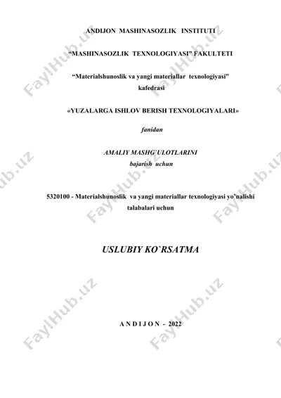 materialshunoslik va yangi materiallar texnologiyasi — DOCX